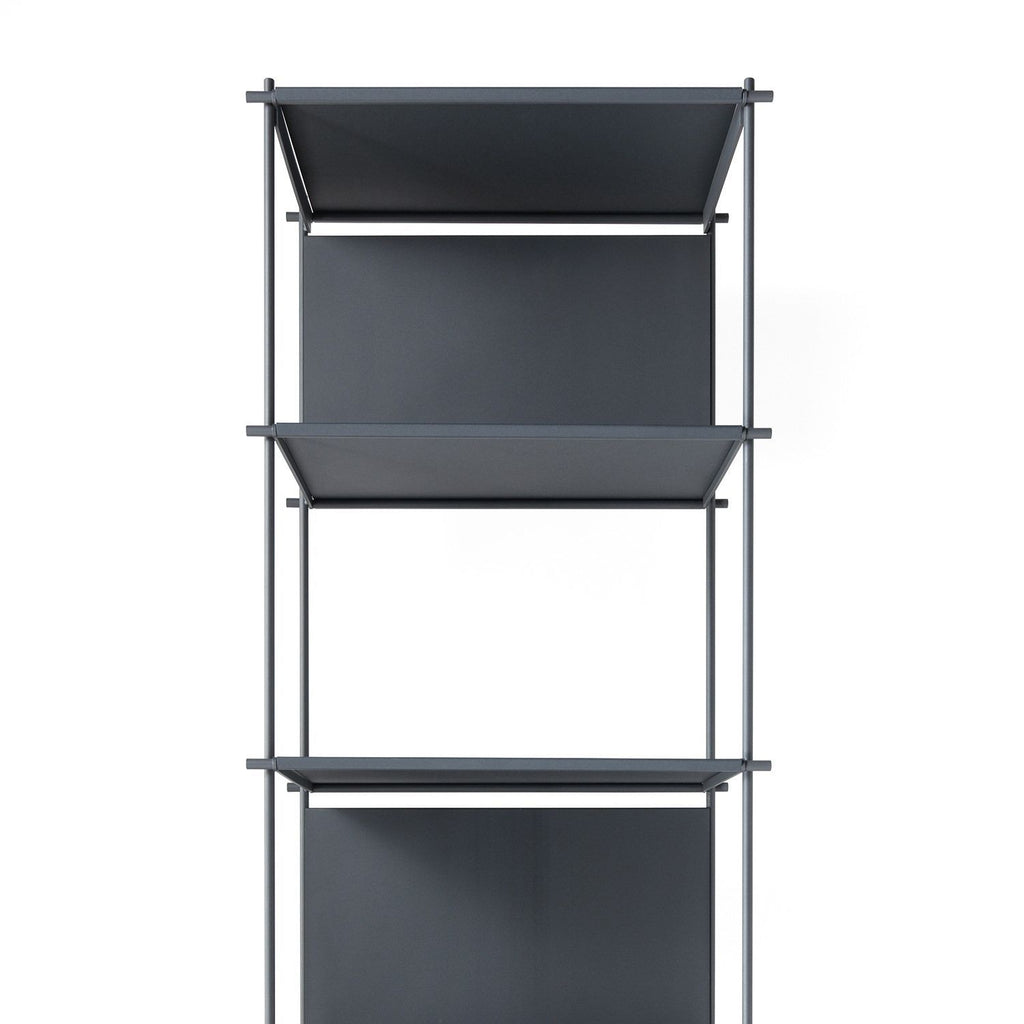 Libreria a colonna verticale in acciaio Miyoko A