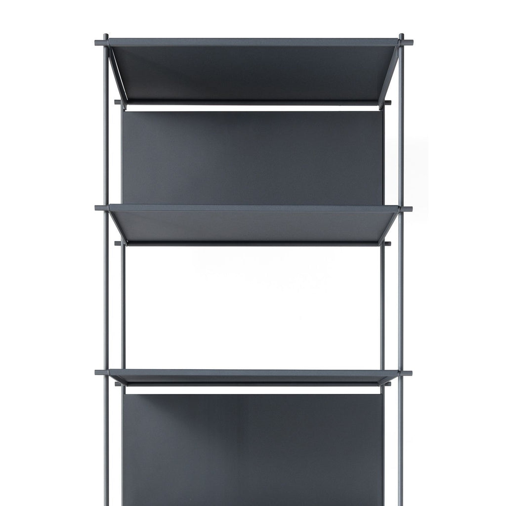 Libreria a colonna verticale in acciaio Miyoko B