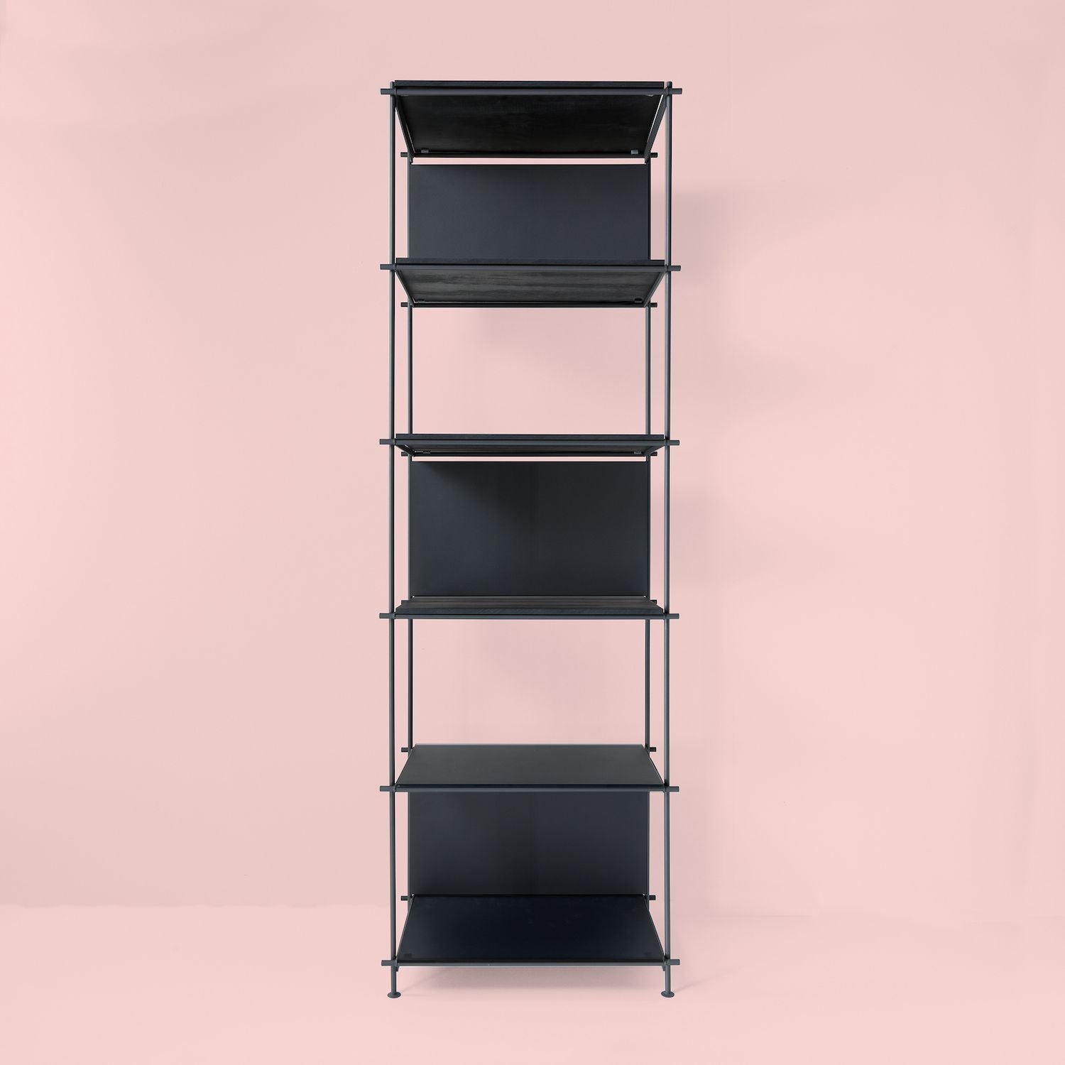 Libreria a colonna verticale in acciaio Miyoko B