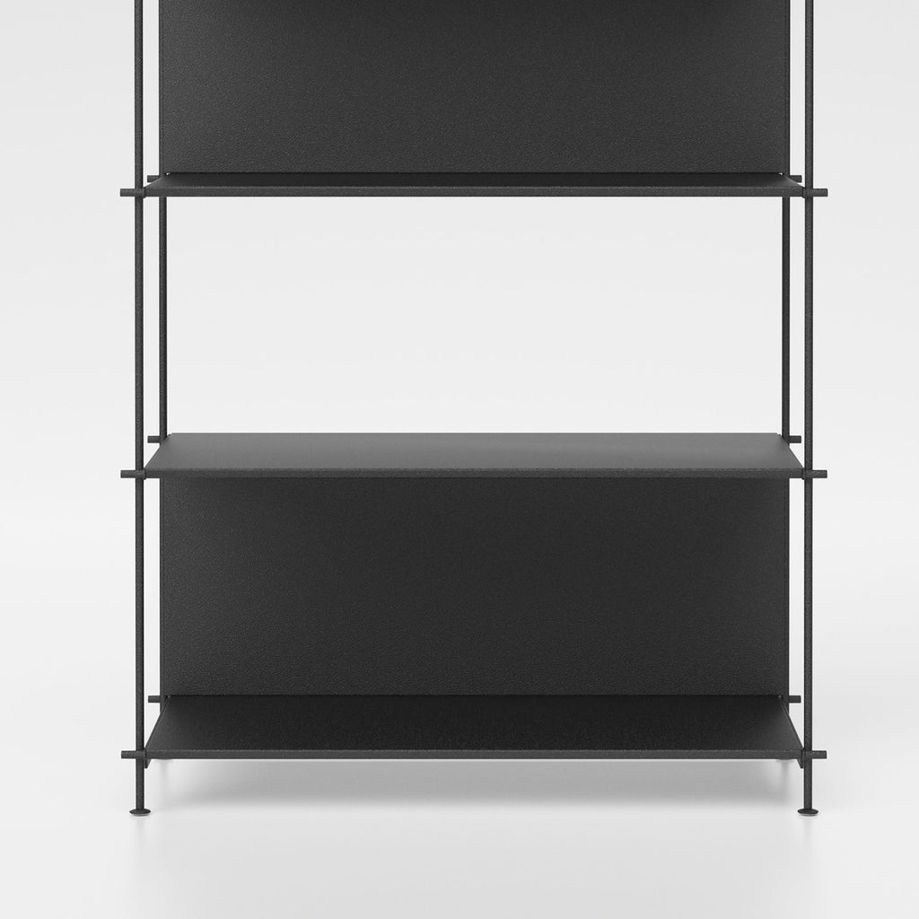 Libreria a colonna verticale in acciaio Miyoko C