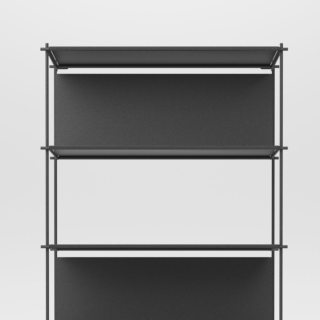 Libreria a colonna verticale in acciaio Miyoko C