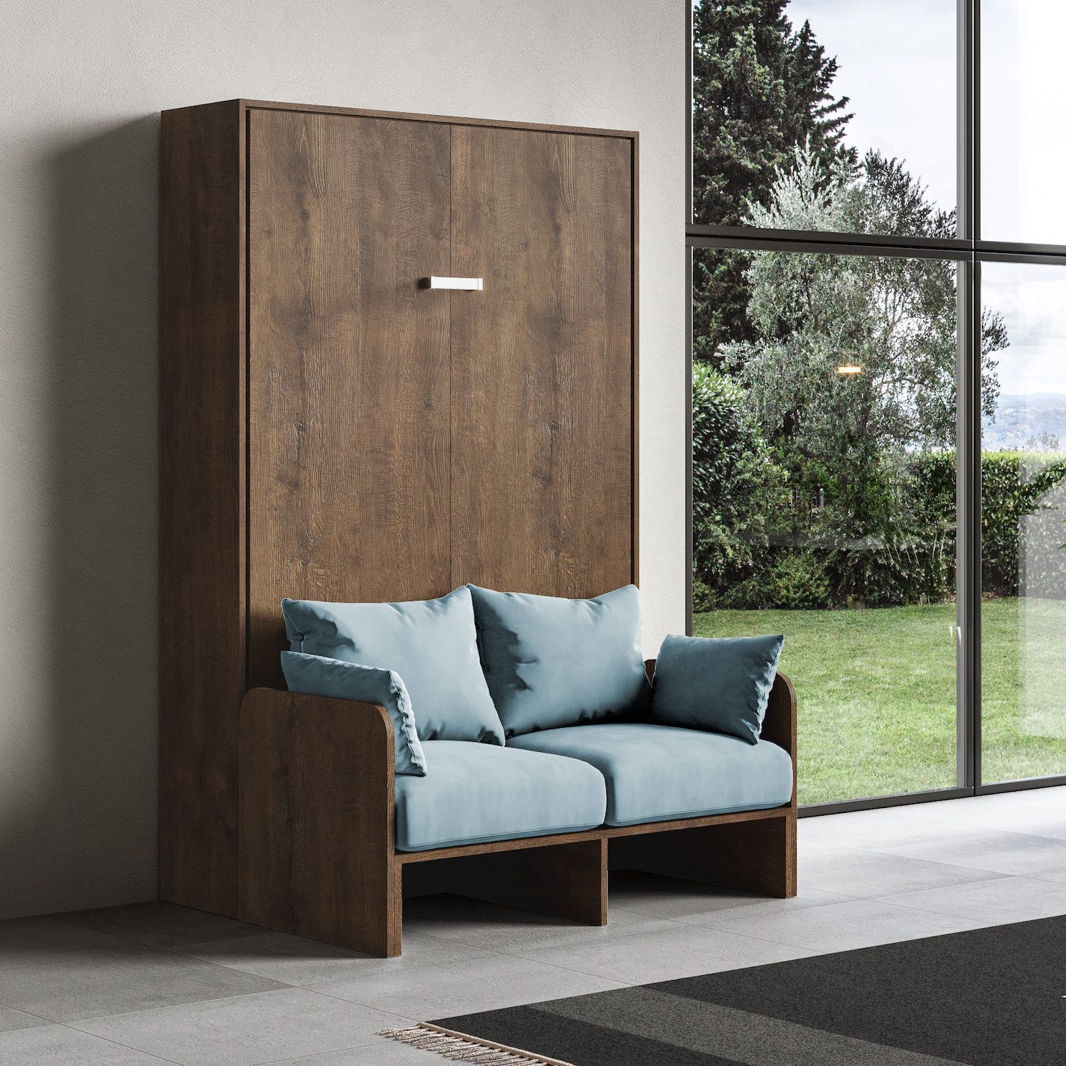 Letto a scomparsa con divano alla francese Lexton