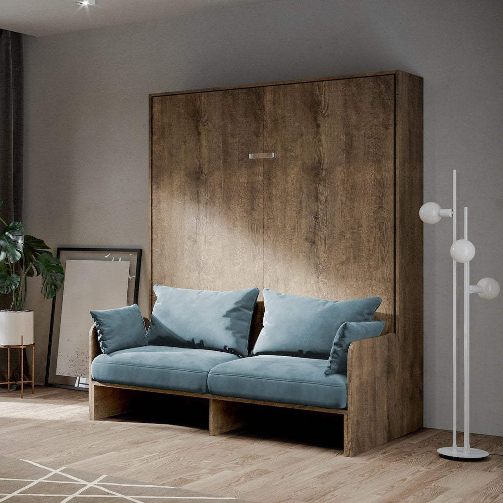 Letto matrimoniale a scomparsa con divano Lexton