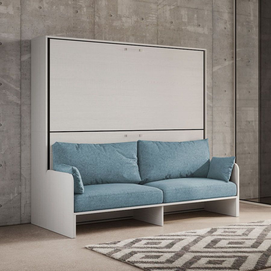 Letto a castello a scomparsa con divano Auda