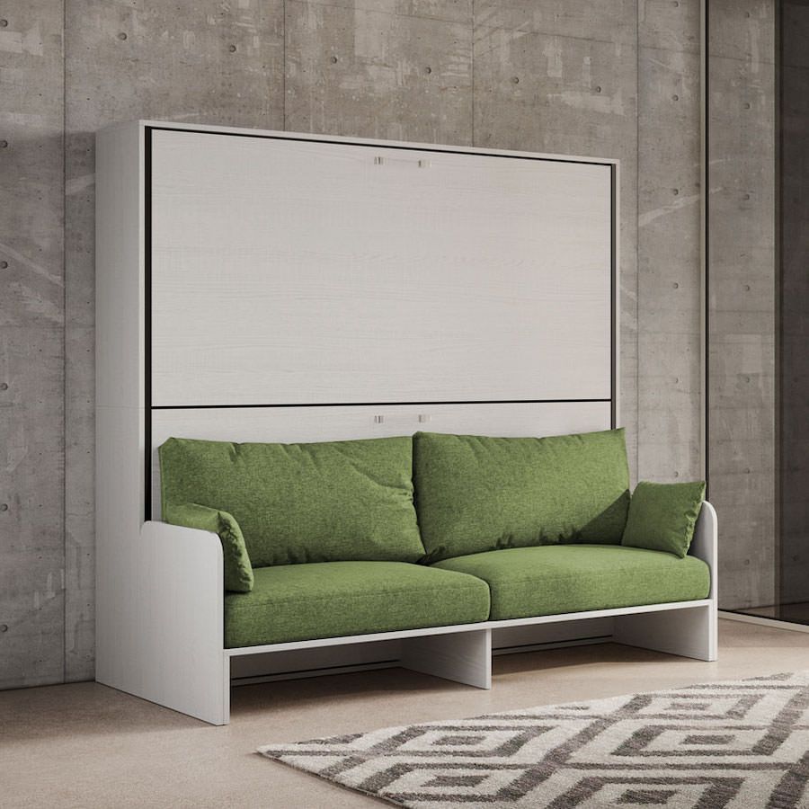 Letto a castello a scomparsa con divano Auda