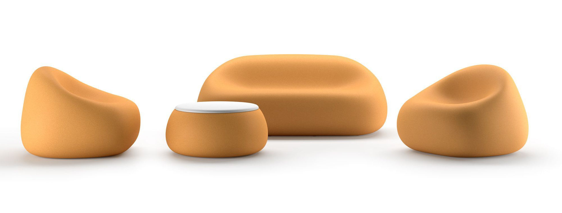 Poltrona da giardino in polietilene Gumball by Plust