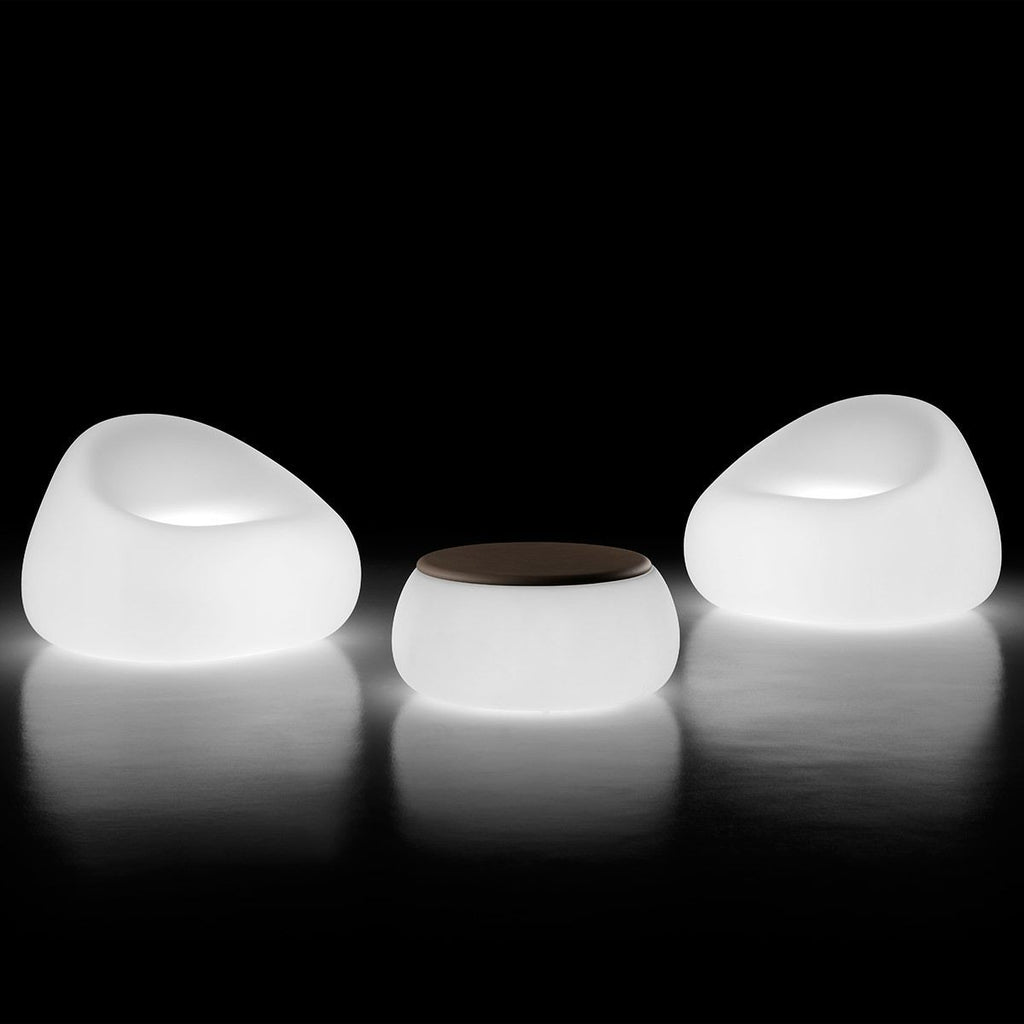 Poltrona da giardino in polietilene Gumball by Plust