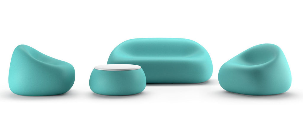 Divano da giardino in polietilene Gumball by Plust