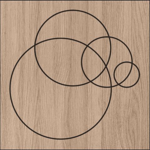 Pannello fonoassorbente decorativo da parete o soffitto Eye