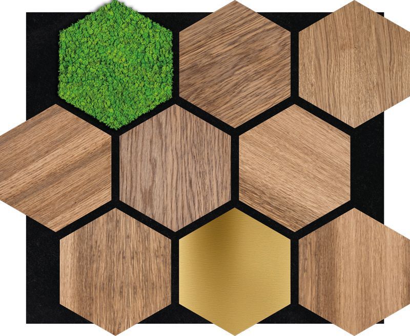 Pannello fonoassorbente decorativo da parete Virgilio