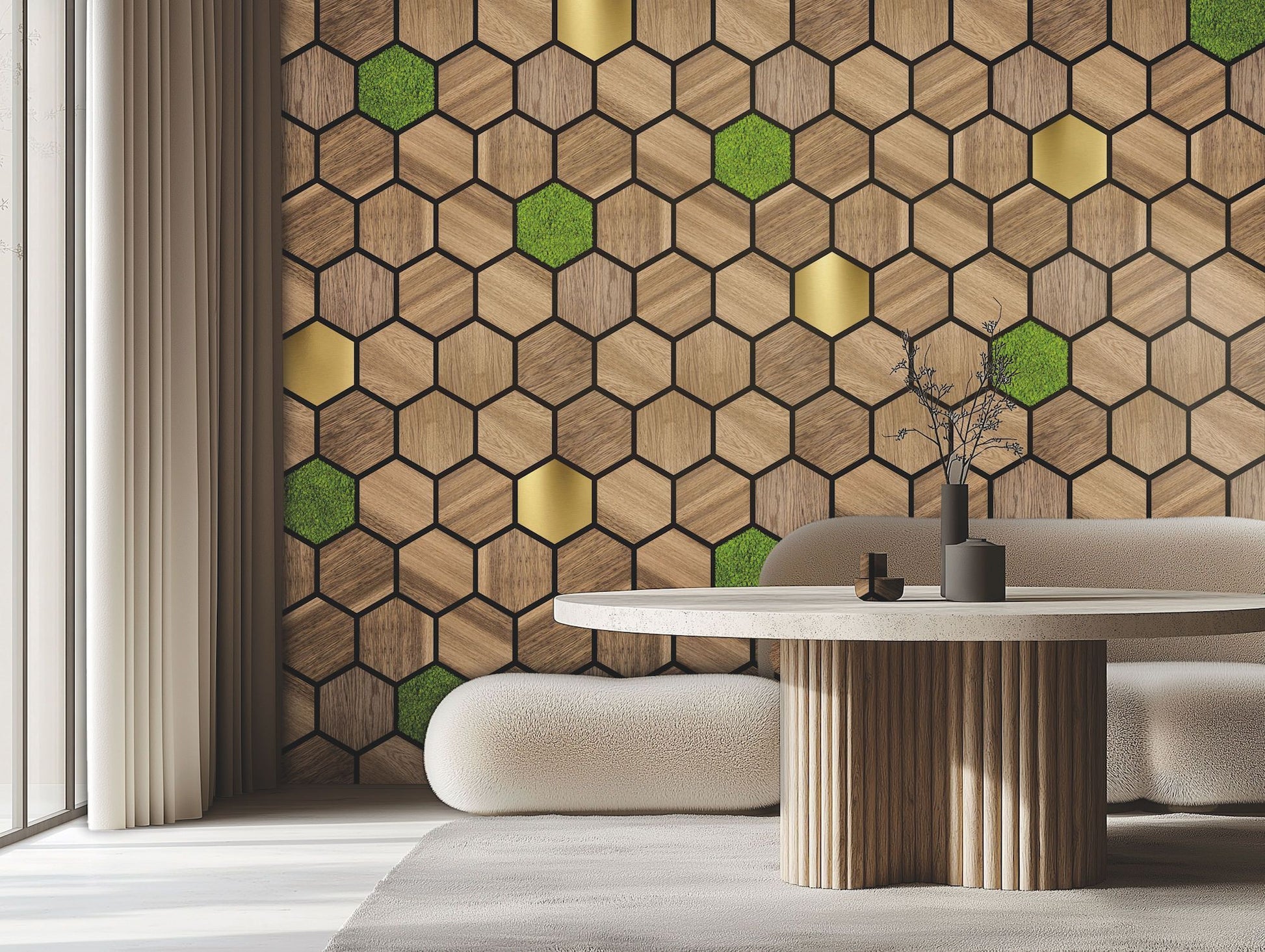 Pannello fonoassorbente decorativo da parete Virgilio