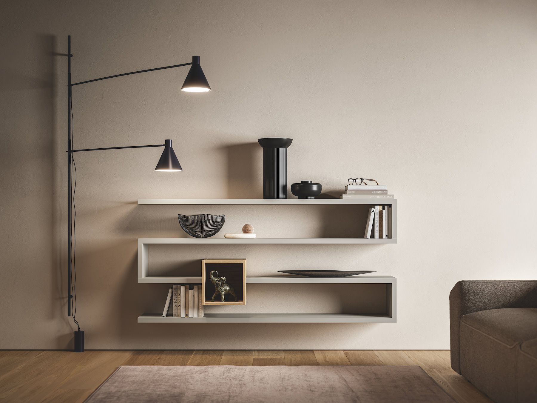 Libreria da parete design moderno Lasting