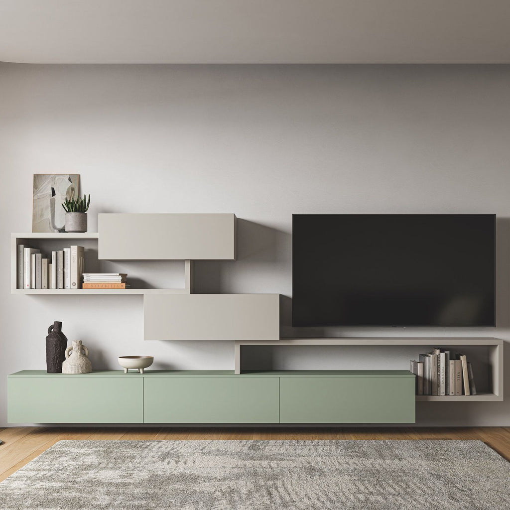 Parete attrezzata design moderno Lasting B