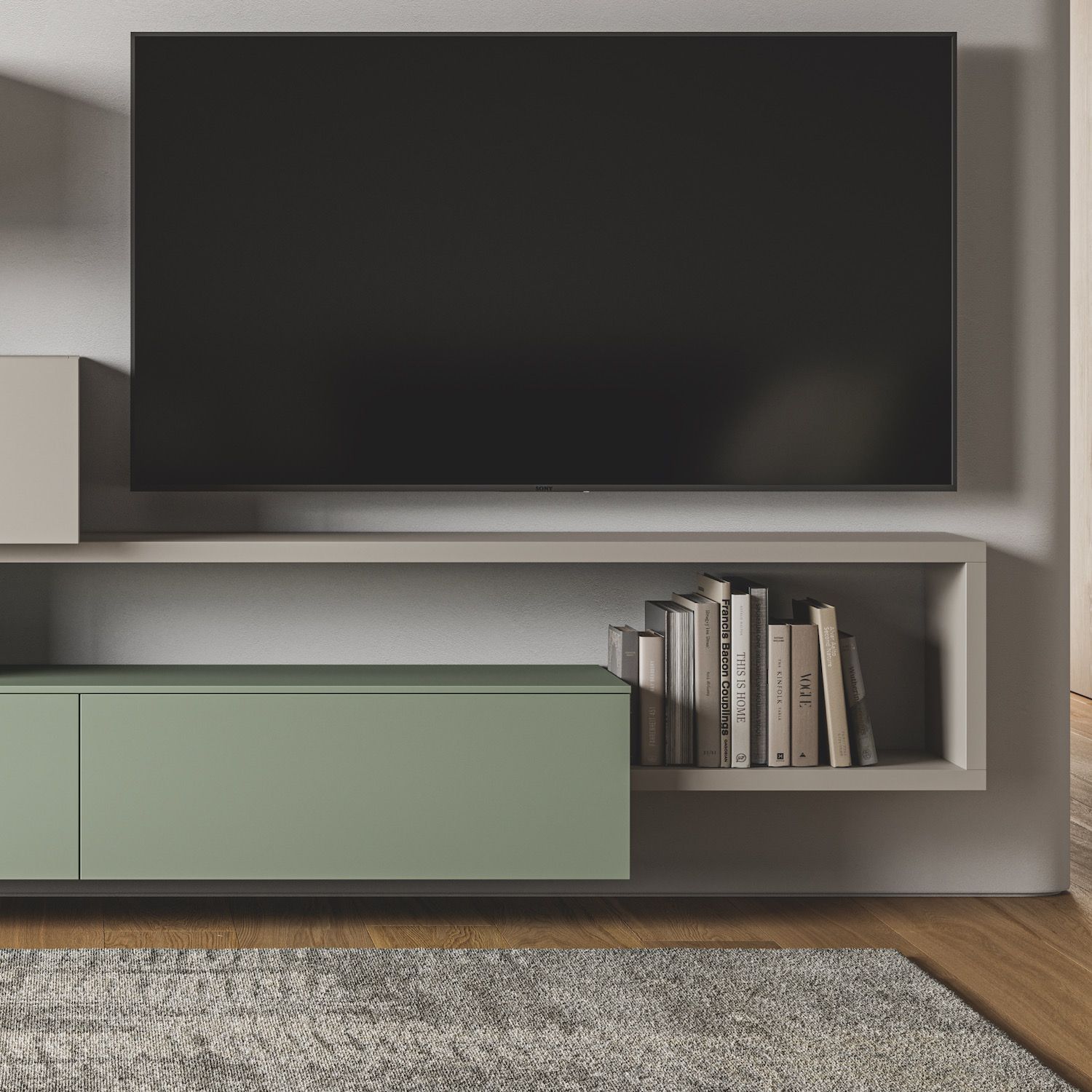 Parete attrezzata design moderno Lasting B