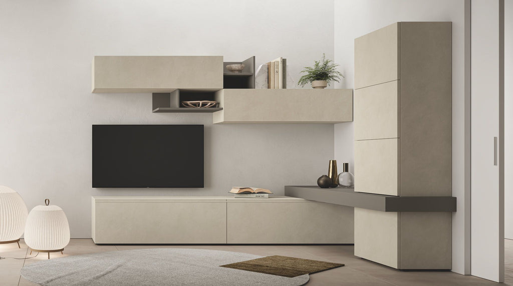 Parete attrezzata angolare moderna Lasting C