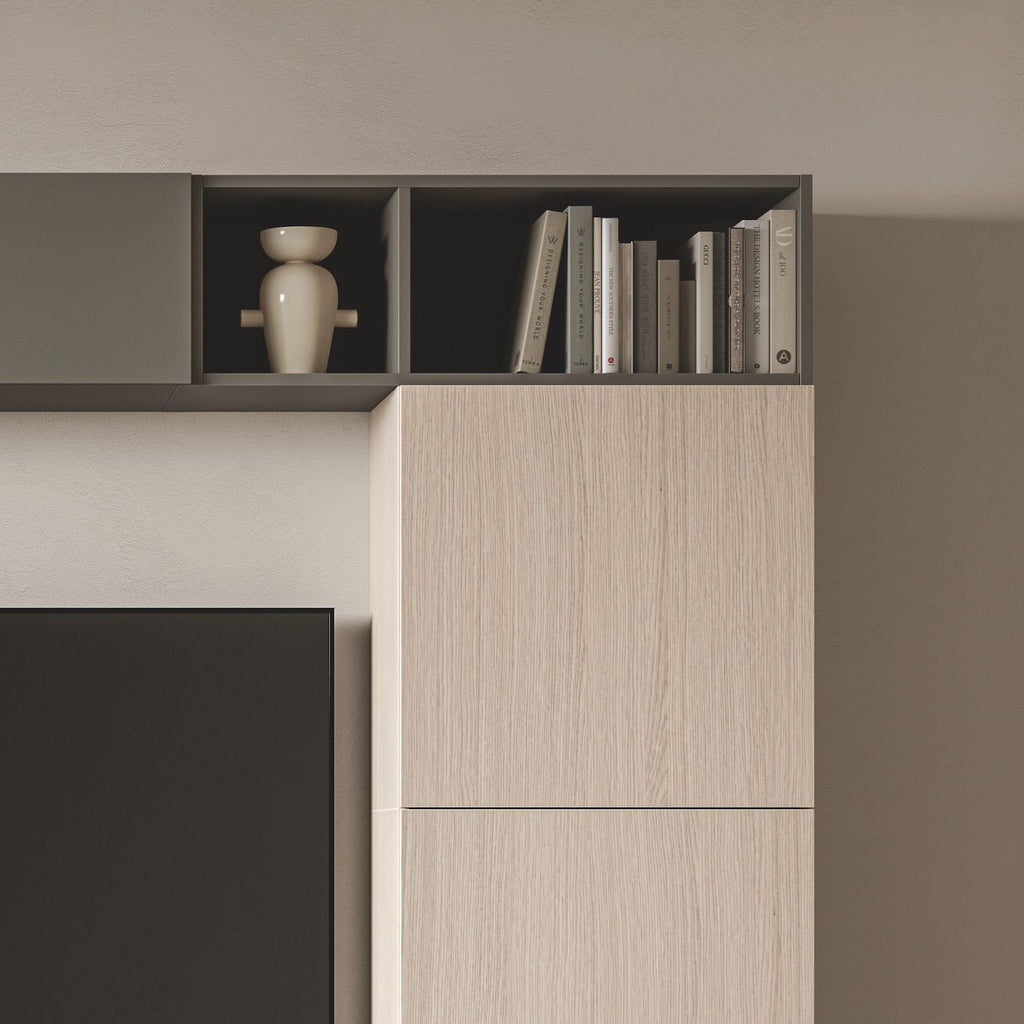 Parete attrezzata soggiorno design moderno Lasting D