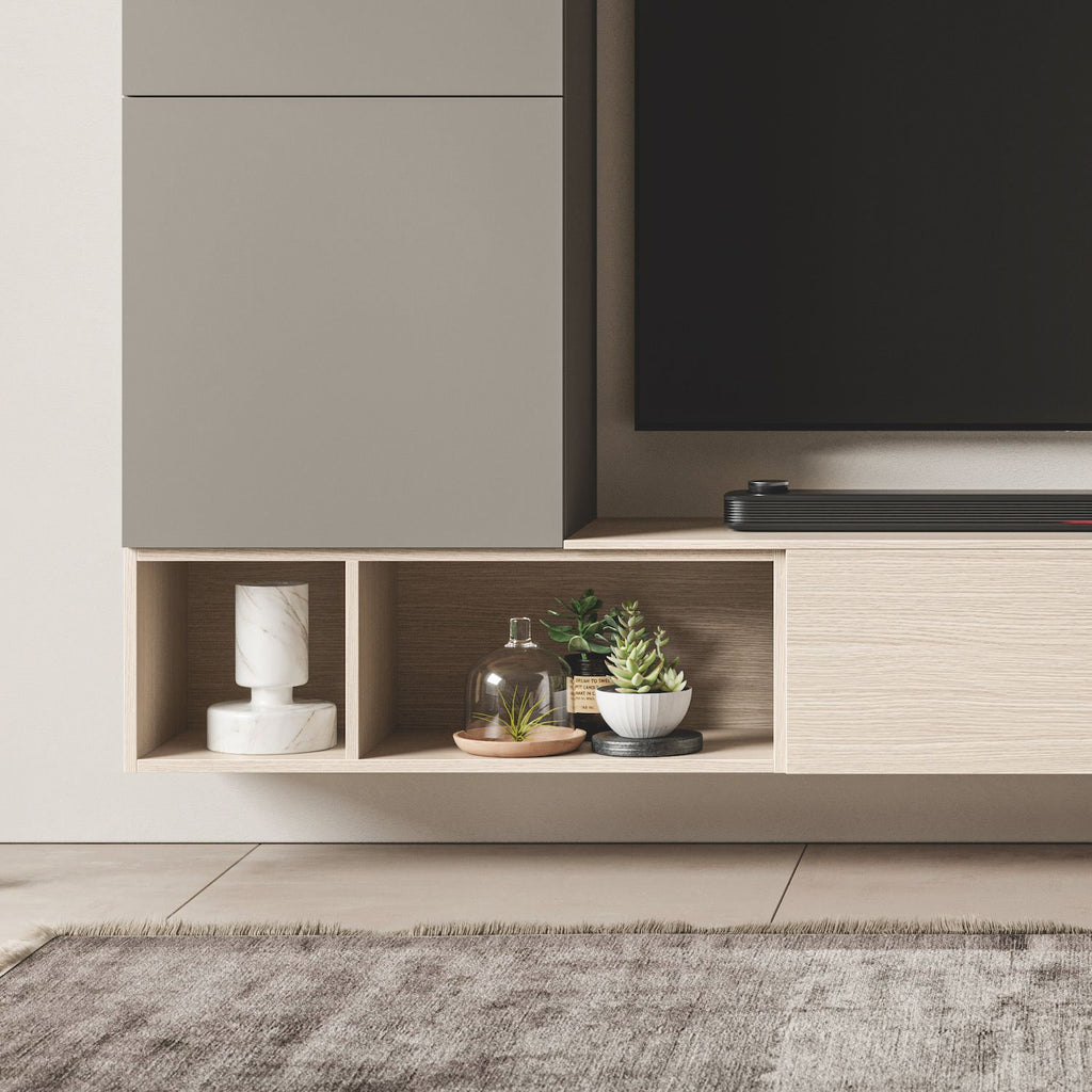 Parete attrezzata soggiorno design moderno Lasting D