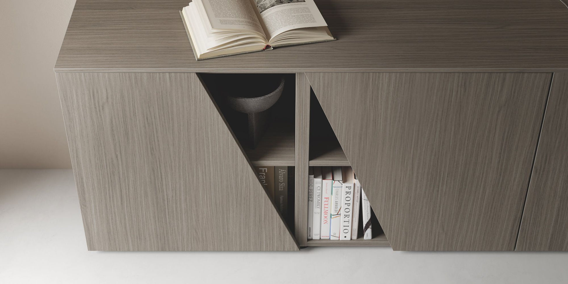 Parete attrezzata soggiorno moderno Lasting G