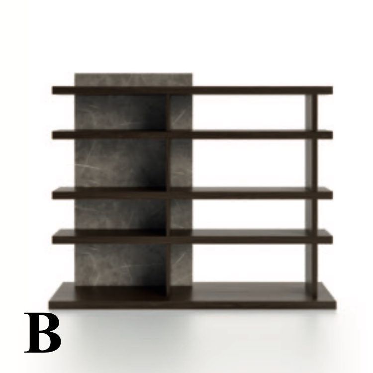 Libreria divisoria bifacciale autoportante Elliot