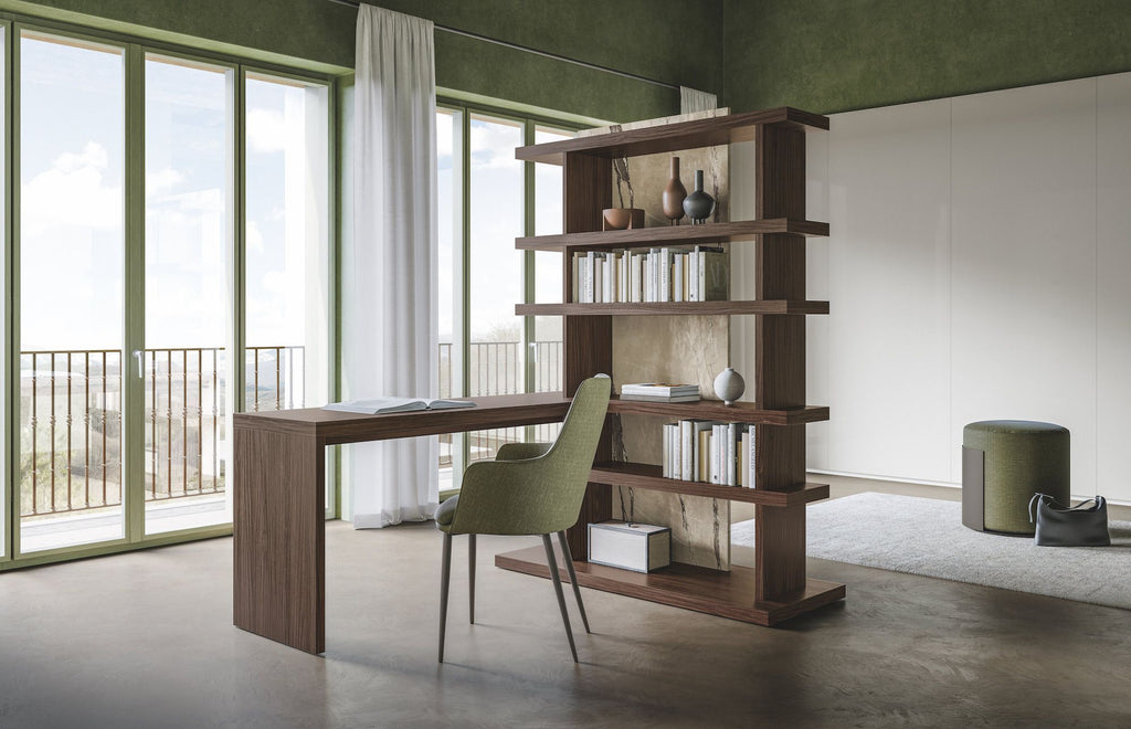 Libreria divisoria bifacciale autoportante Elliot