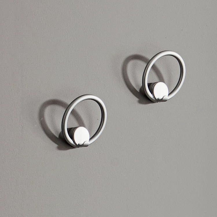 Coppia attaccapanni moderni da parete Julie