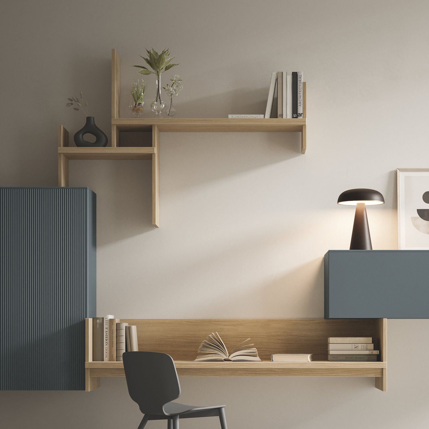 Mensola da parete in legno Upper