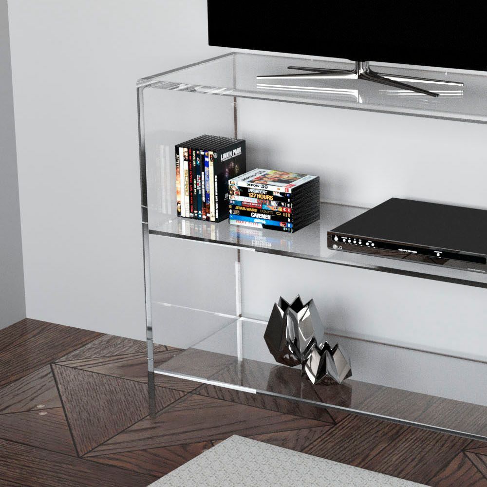 Mobile TV in plexiglass trasparente Brooklyn