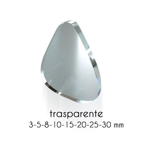 Tavolino da salotto esagonale in plexiglass Simo