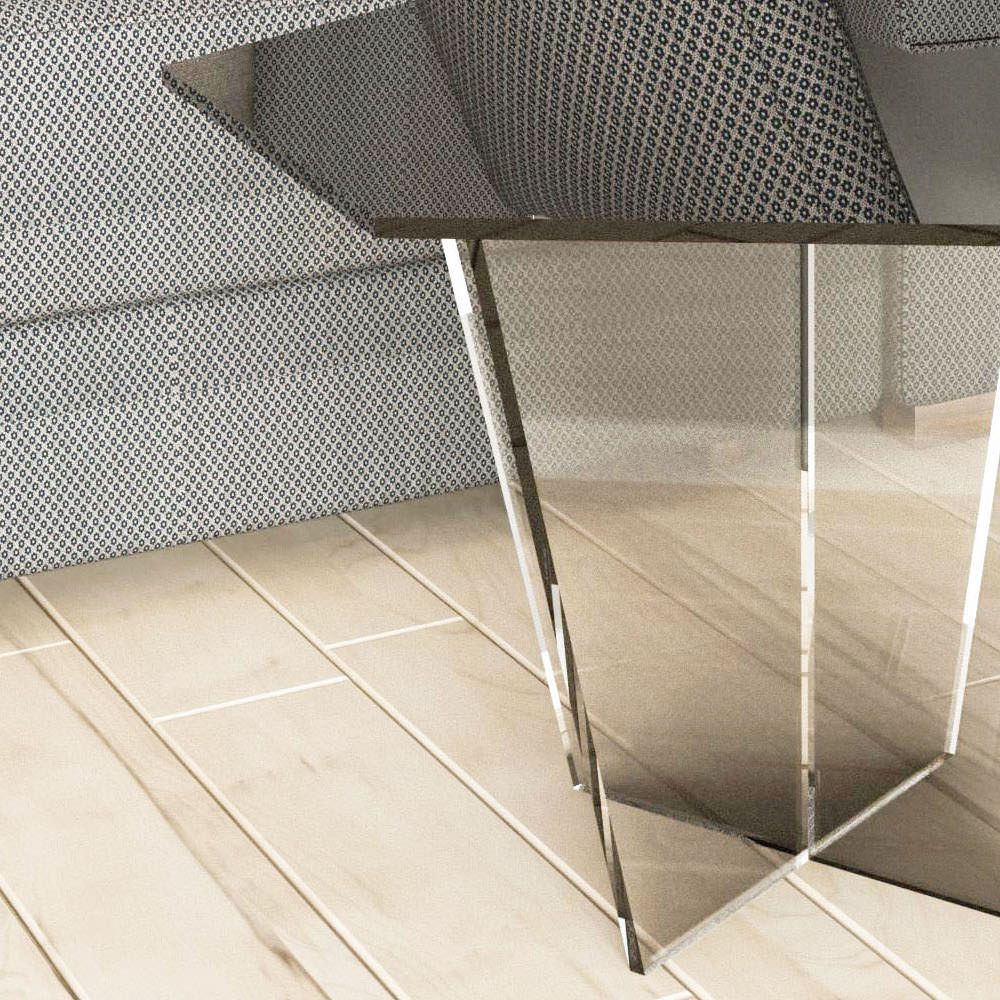 Tavolino da salotto esagonale in plexiglass Simo