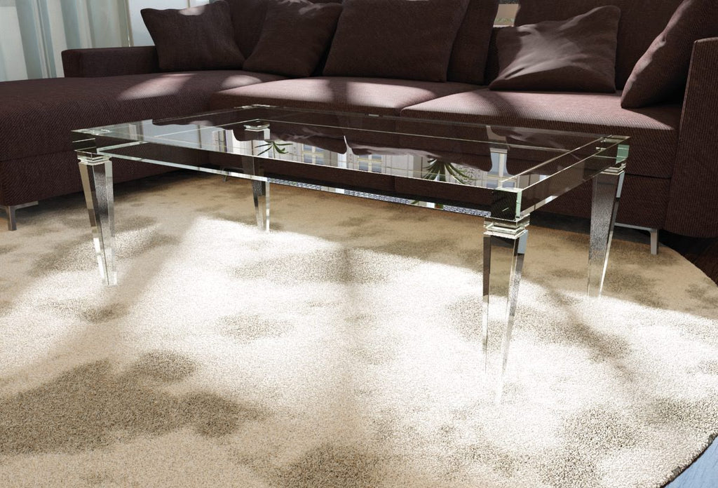 Tavolino da salotto in plexiglass trasparente Impero