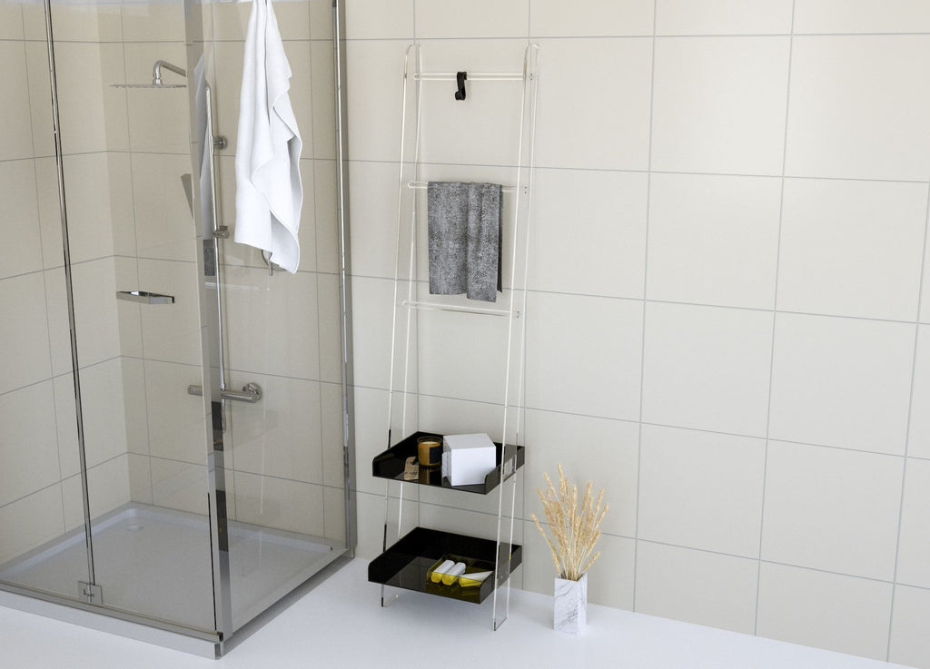 Scaffale bagno salvaspazio in plexiglass Breval