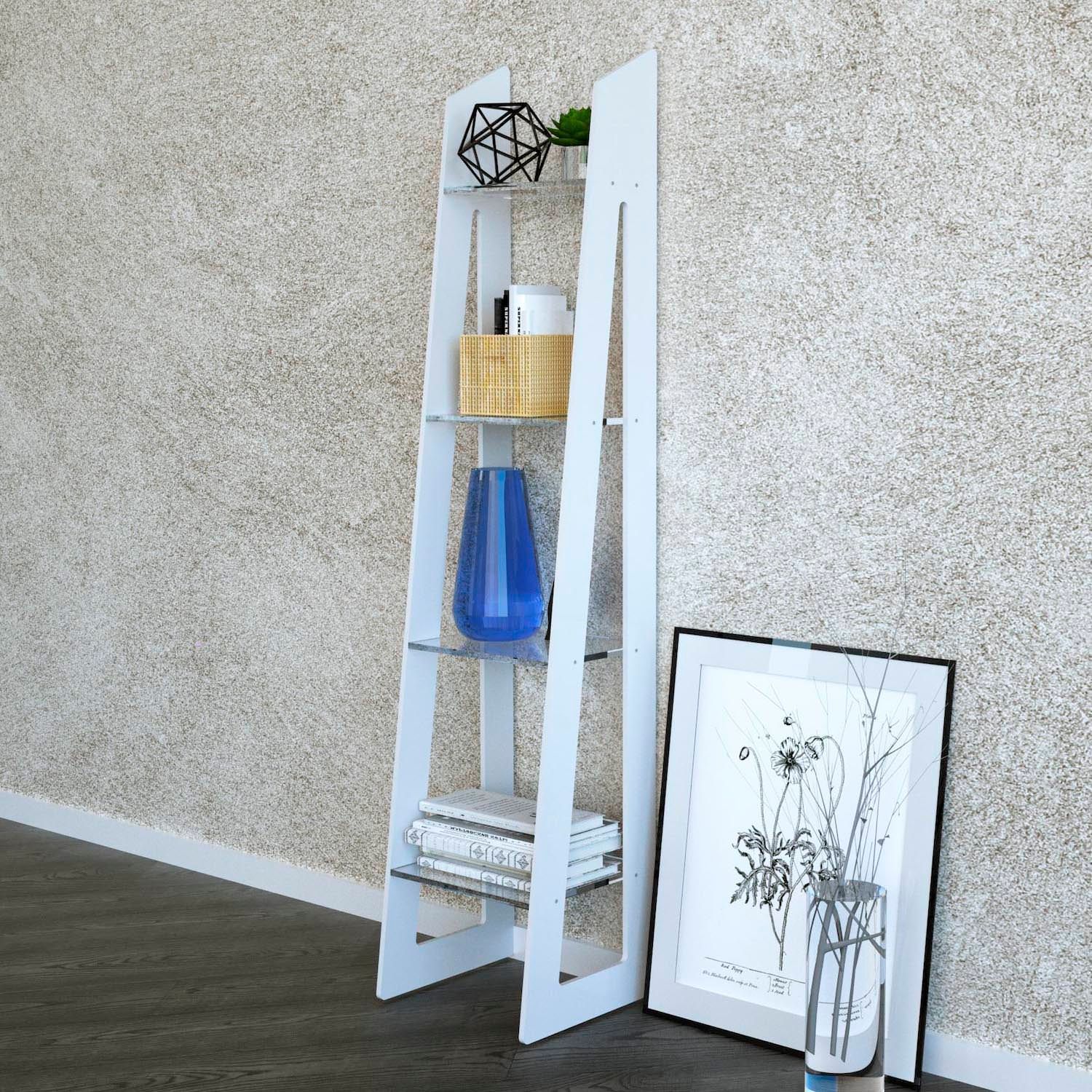 Scaffale salvaspazio per soggiorno o bagno Kadou