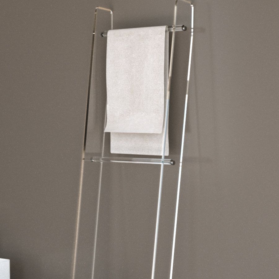 Scaffale bagno salvaspazio in plexiglass Modan