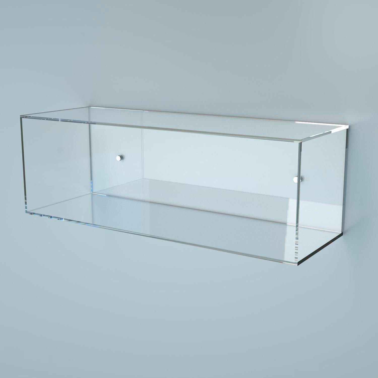 Mensola da parete rettangolare in plexiglass Gemmi