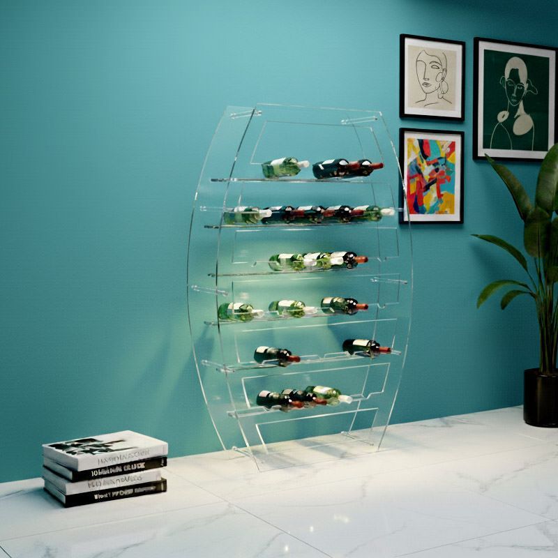 Portabottiglie vino da 30 posti in plexiglass Brandon
