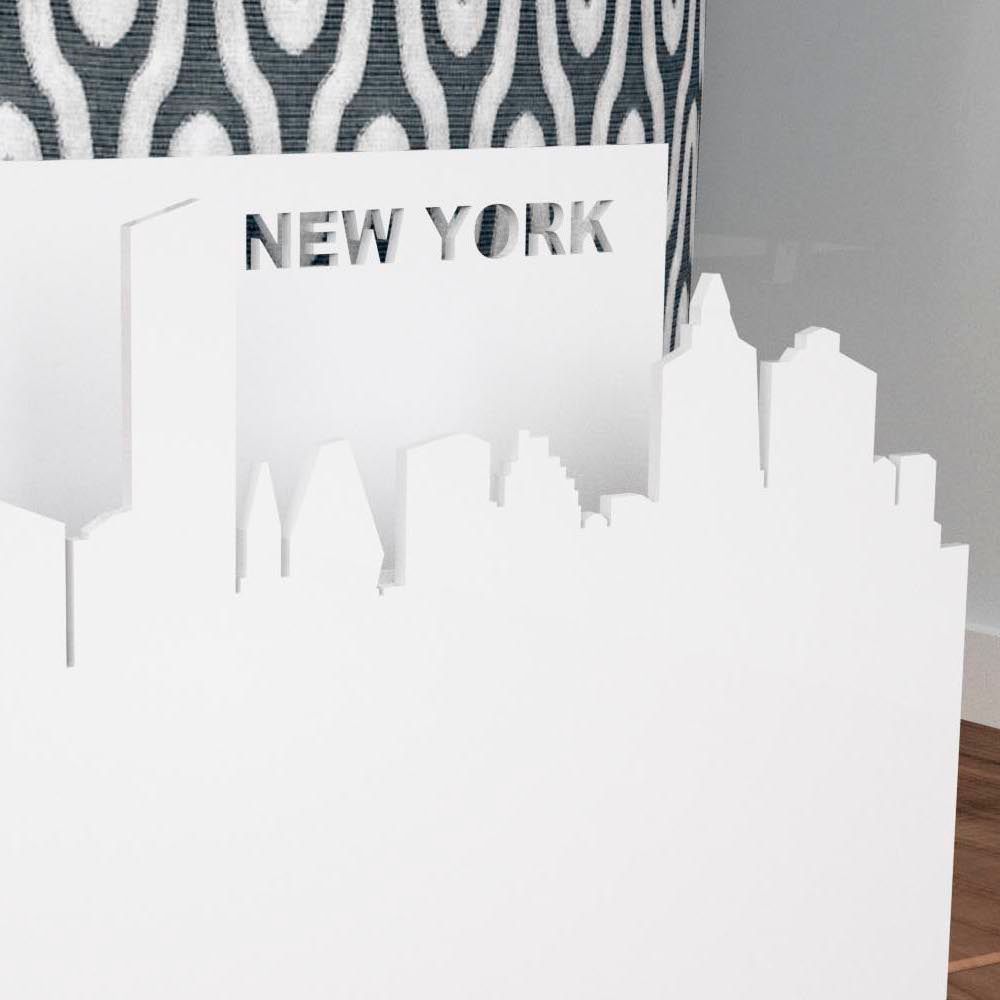 Portariviste da terra in plexiglass vari colori Downtown