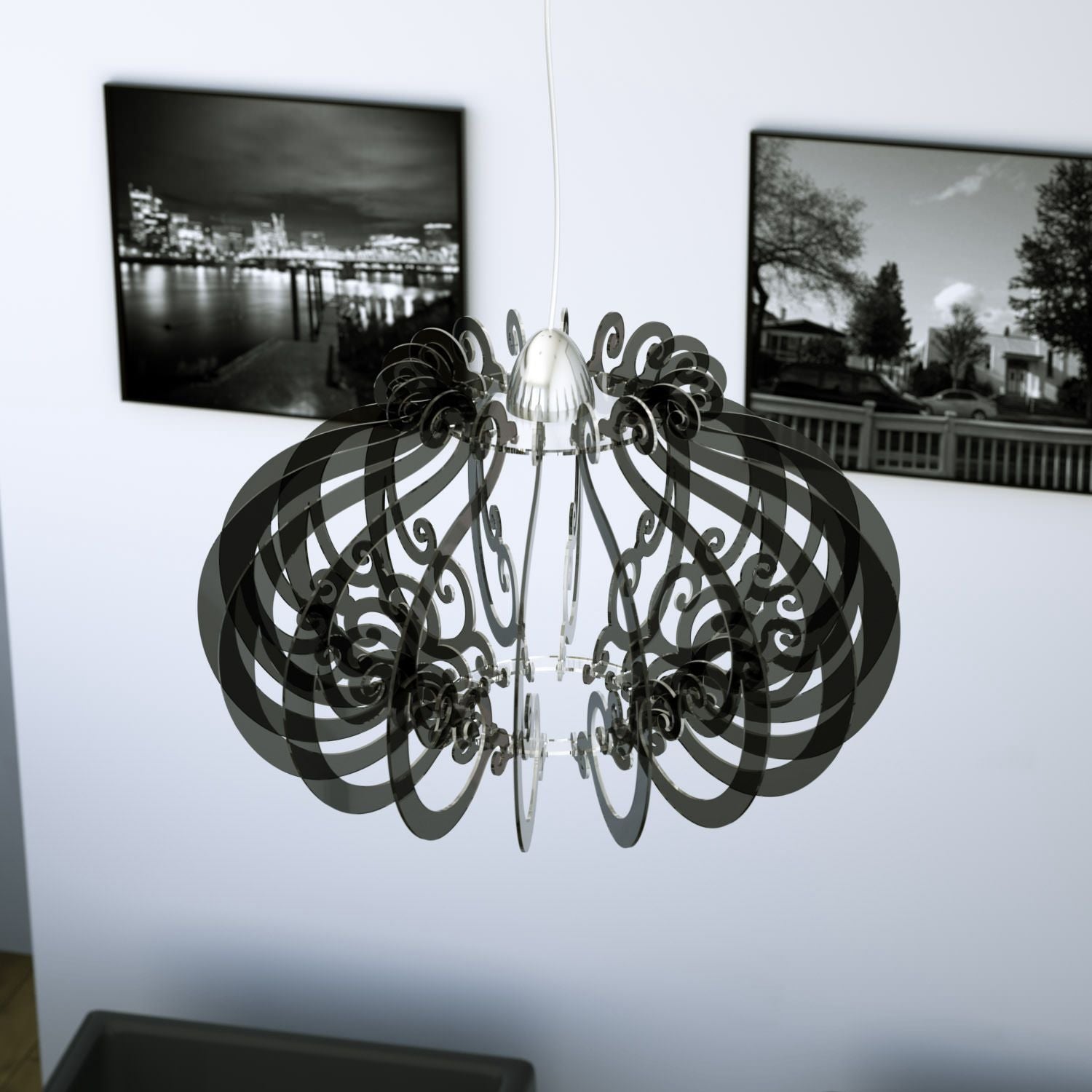 Lampadario a sospensione Claudia