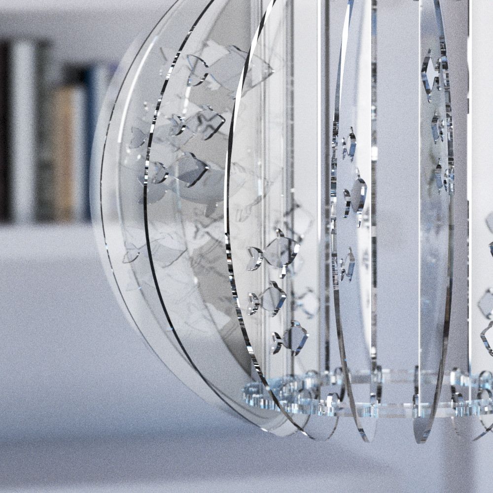 Lampadario a sospensione moderno Lillian