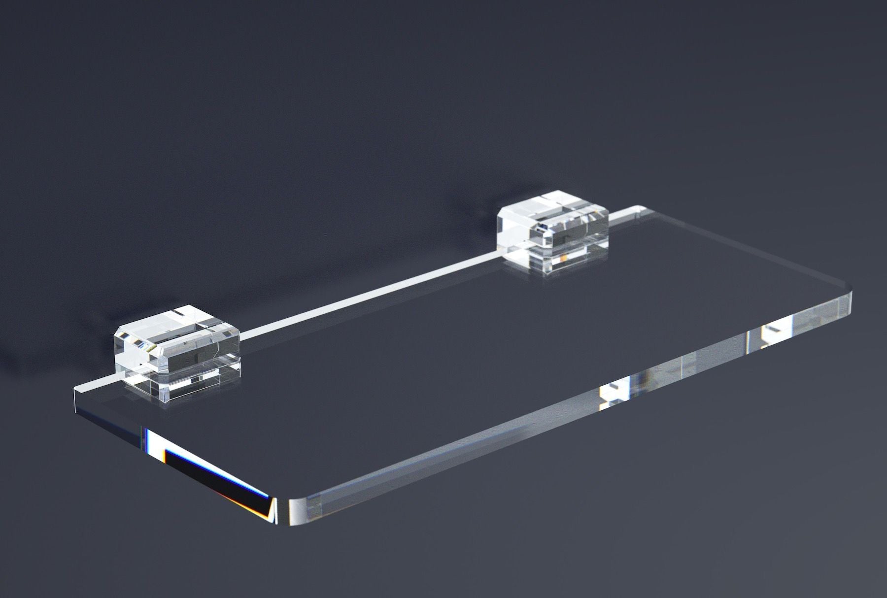 Mensola da parete in plexiglass April