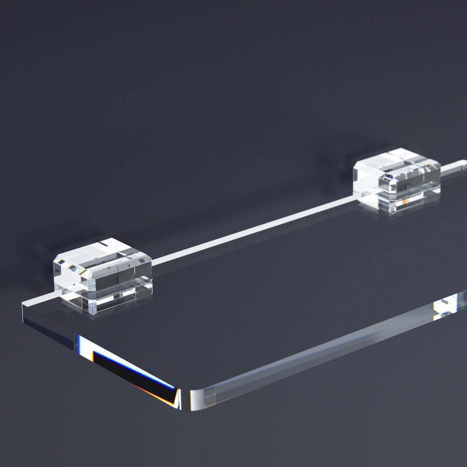 Mensola da parete in plexiglass April