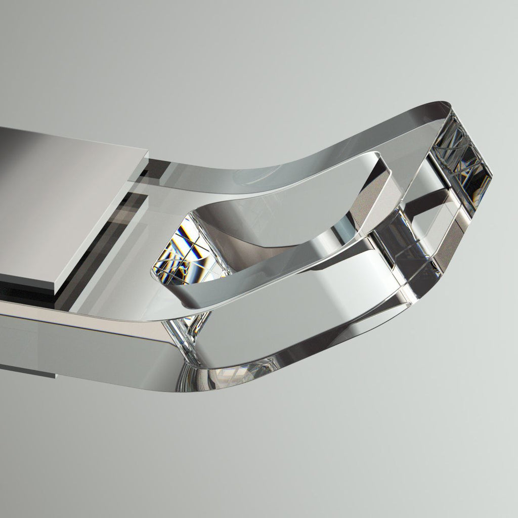 Appendiabiti da parete in plexiglass Casper One