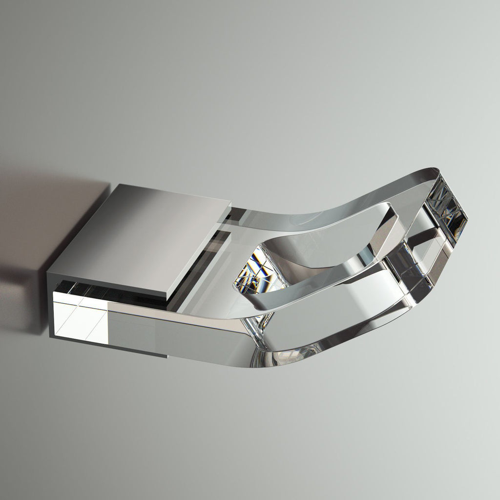 Appendiabiti da parete in plexiglass Casper One