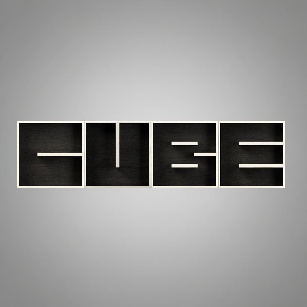 Libreria a cubi con lettere alfabeto ABC CUBE