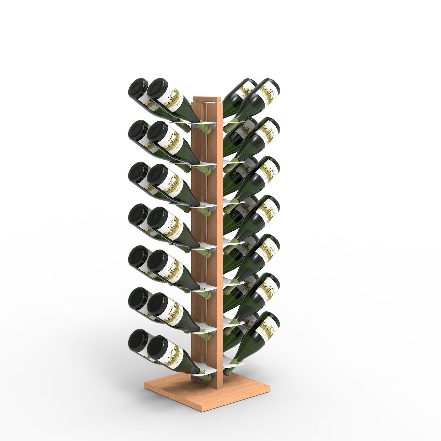 Portabottiglie vino in legno Zia Gaia Bifacciale