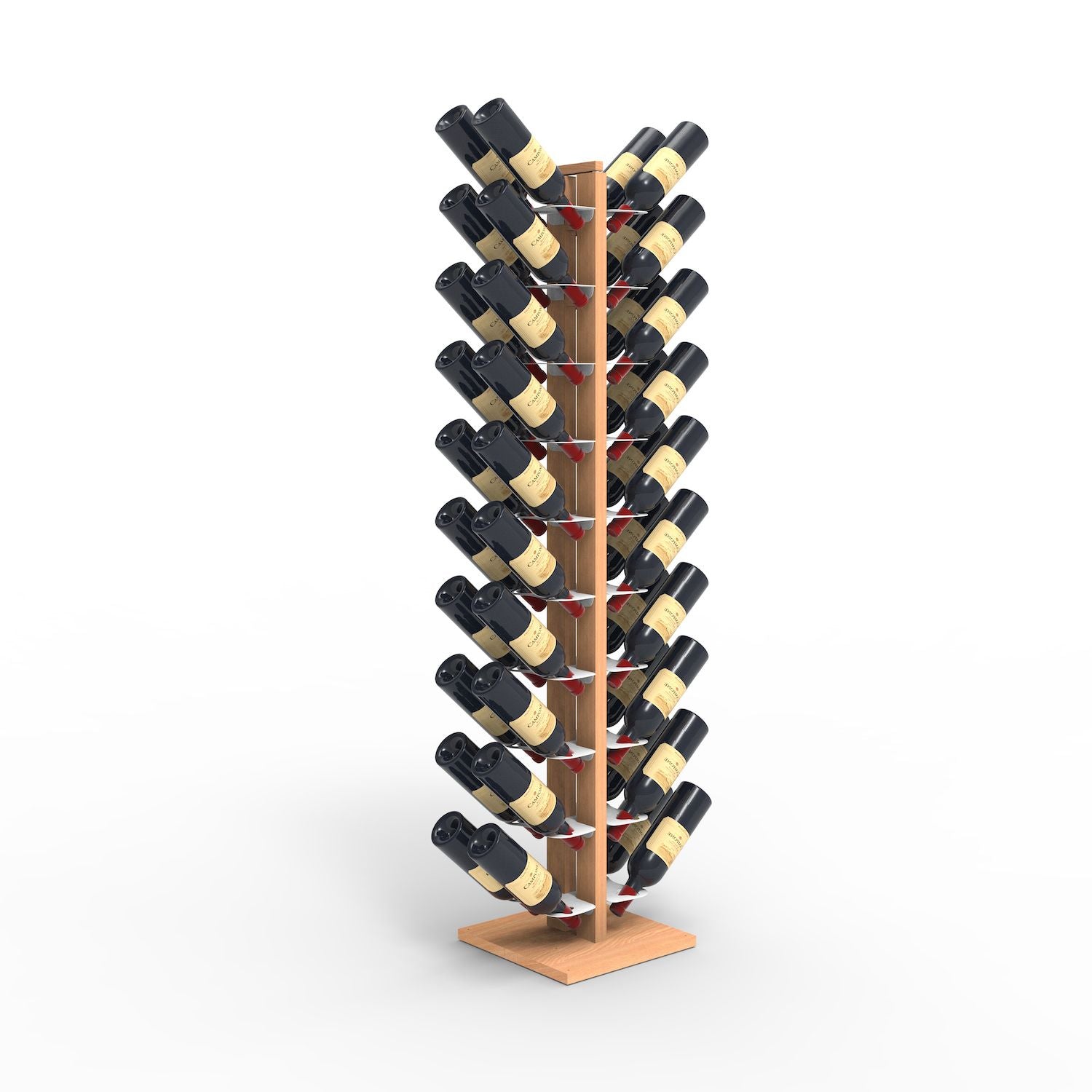 Portabottiglie vino in legno Zia Gaia Bifacciale