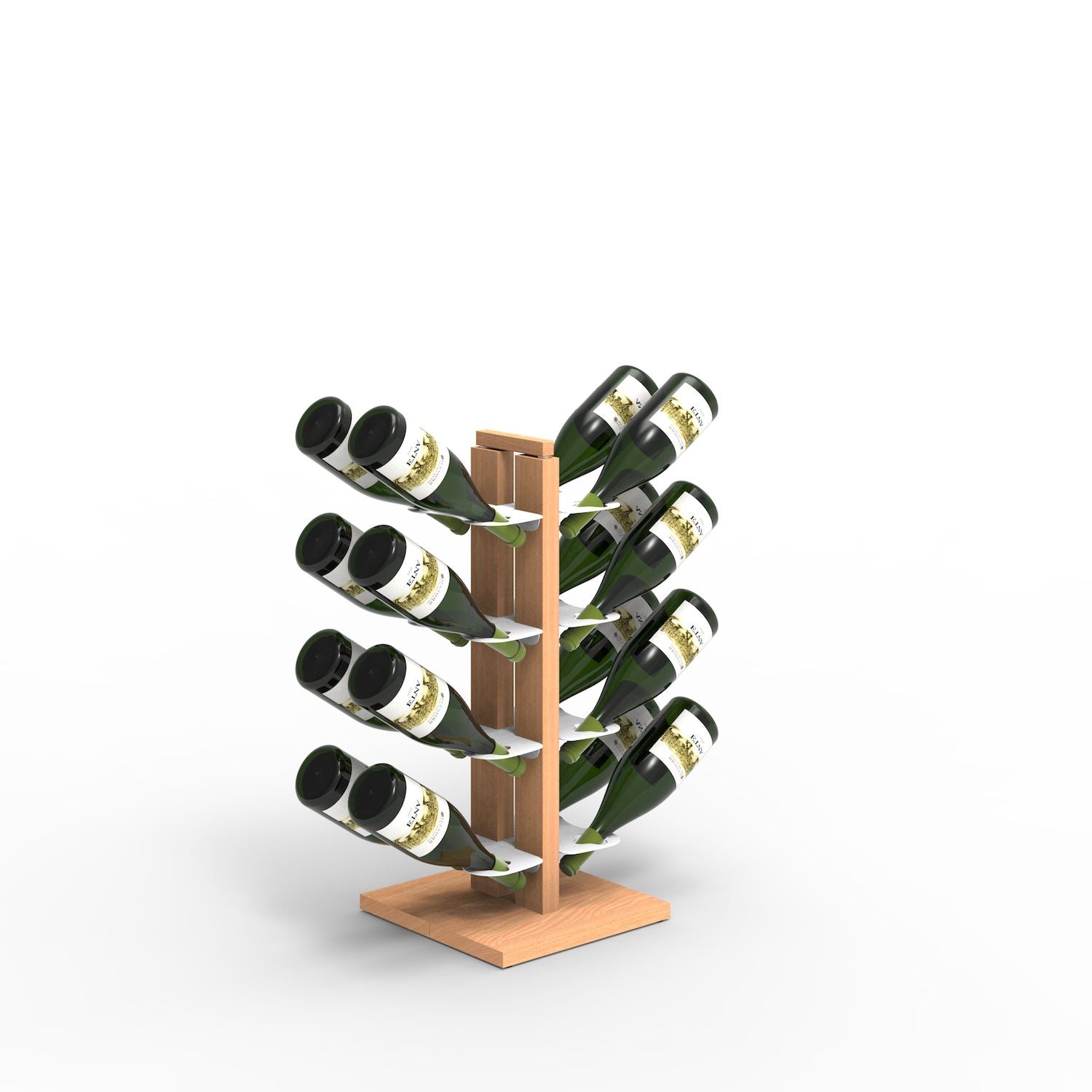 Portabottiglie vino in legno Zia Gaia Bifacciale