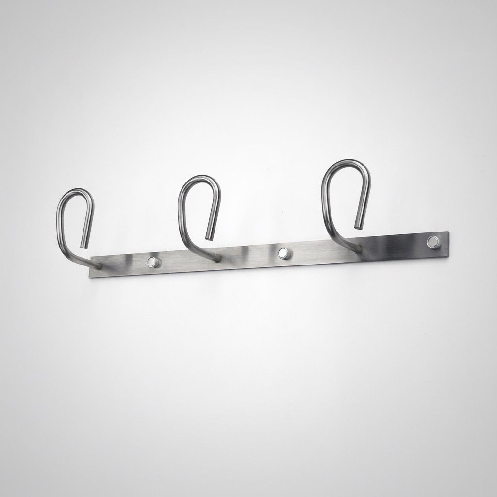 Appendiabiti a muro design moderno con 3 ganci Ramsey 3