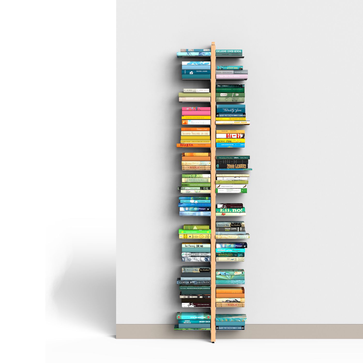 Libreria salvaspazio a muro Zia Bice