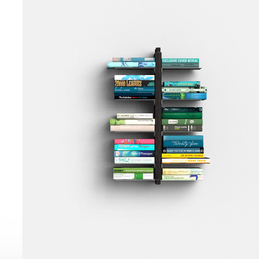 Libreria sospesa a parete in legno Zia Bice