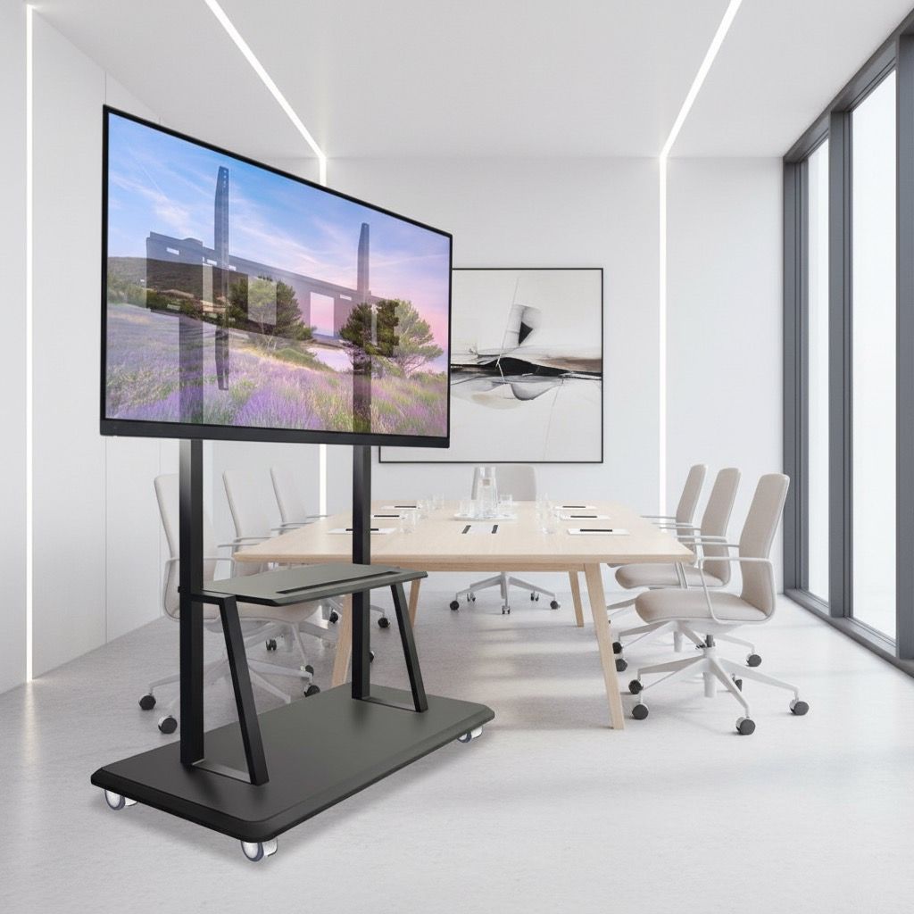 Carrello porta TV grandi dimensioni da 55" a 120" Stuart